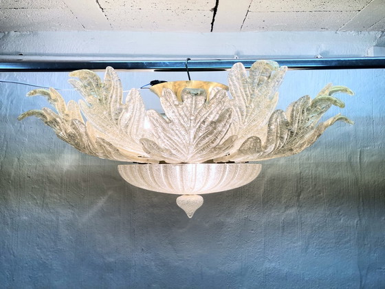 Image 1 of Ceiling light glass brass DM 95 cm