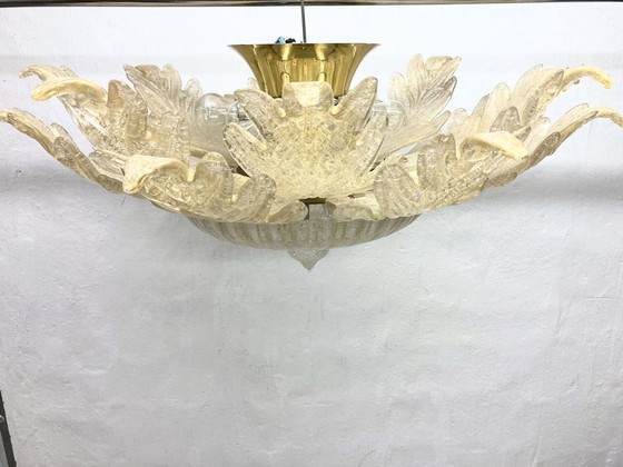 Image 1 of Ceiling light glass brass DM 95 cm