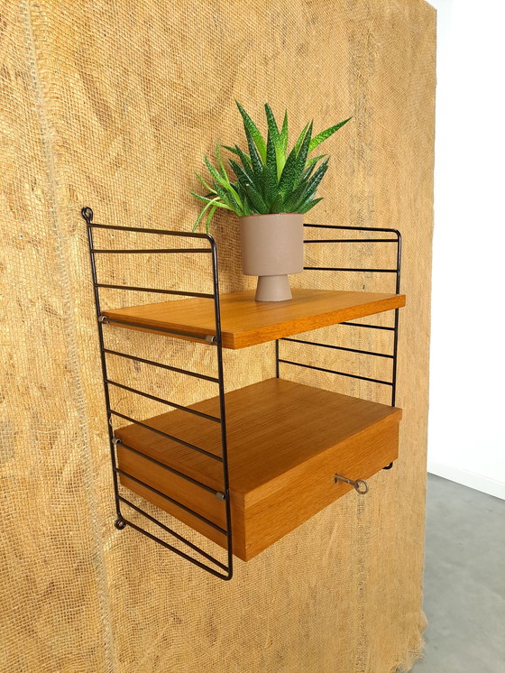 Image 1 of Nisse Strinning wall rack with drawer steel holders, wall system