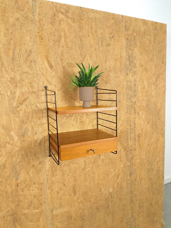 Image 1 of Nisse Strinning wall rack with drawer steel holders, wall system