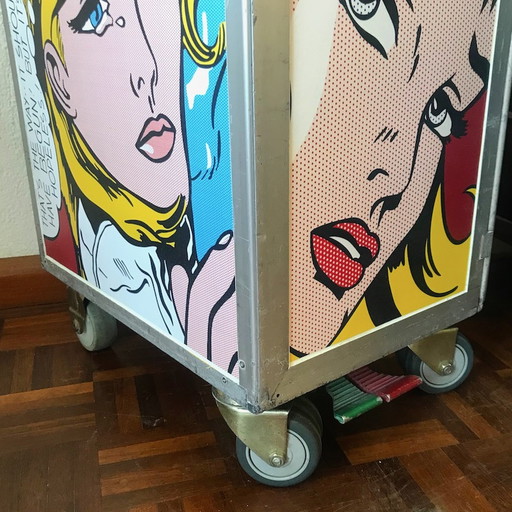 KLM aeroplane trolley Pop Art Roy Lichtenstein prints