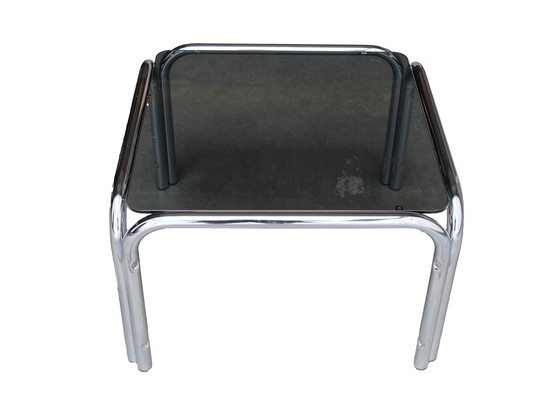 Image 1 of Vintage glass table in Bauhaus style