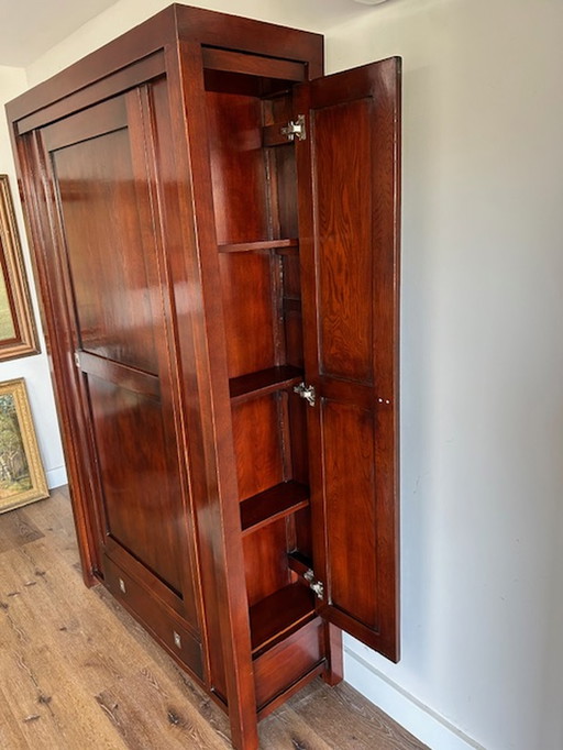 Design cabinet made of cherry wood