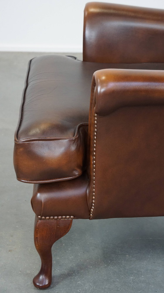 Image 1 of Beef Leather Ear Armchair