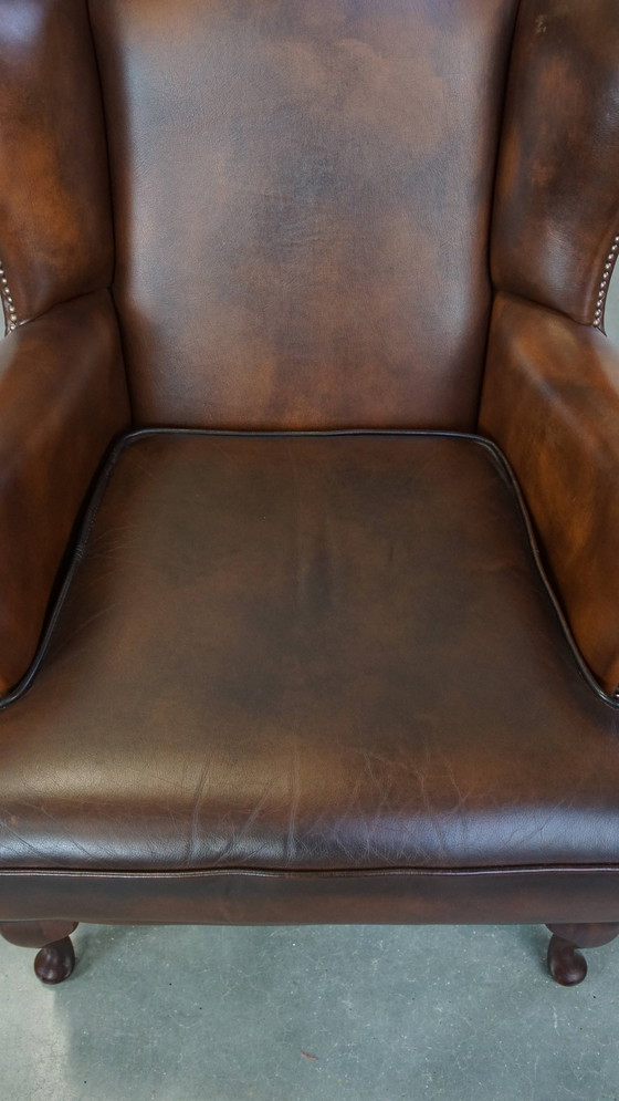 Image 1 of Beef Leather Ear Armchair