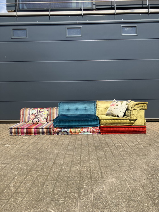 Image 1 of Ensemble Mah Jong de Roche Bobois, tissus d'ameublement Missoni, Hans Hopfer