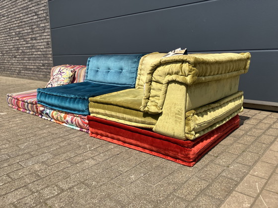 Image 1 of Ensemble Mah Jong de Roche Bobois, tissus d'ameublement Missoni, Hans Hopfer