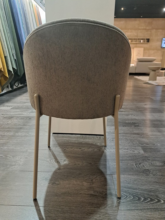 Image 1 of Princeton Dining Chair - Green/Gray Fabric