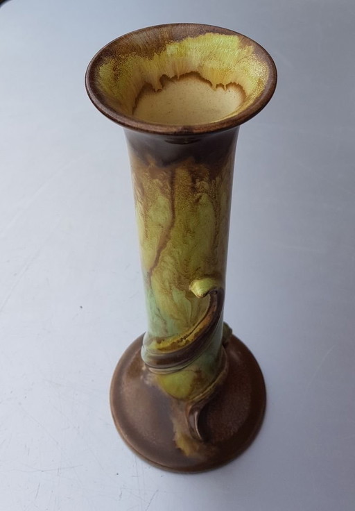 Art Nouveau Style Ceramic Vase From Steuler