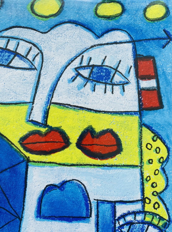 Image 1 of Silkscreen by Hannes Kuiper W22