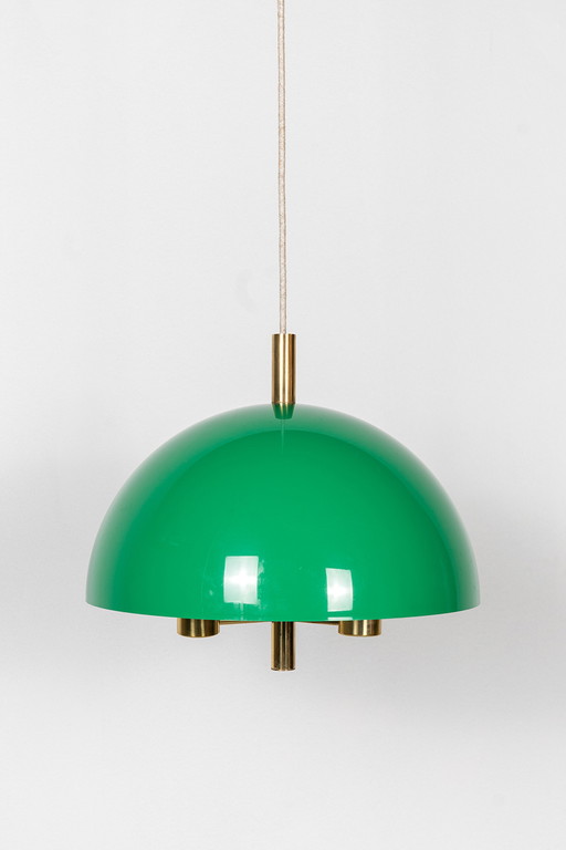 Space Age pendant lamp green