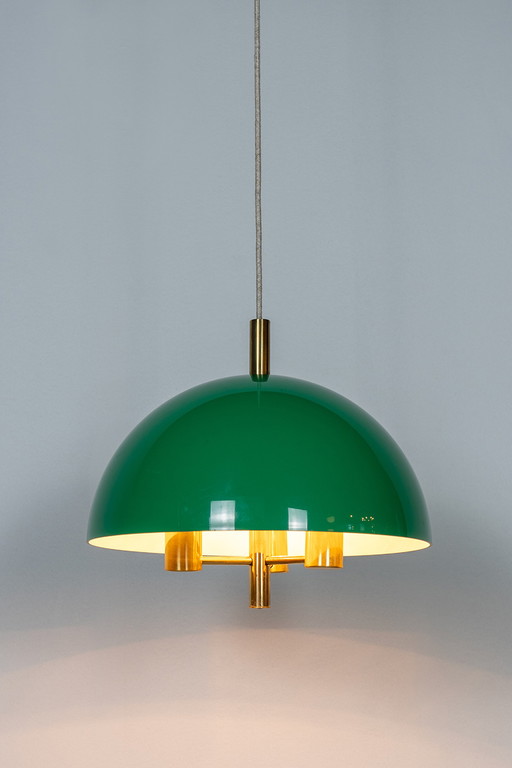 Space Age pendant lamp green