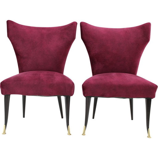 Pair of vintage chairs, Italy 1950