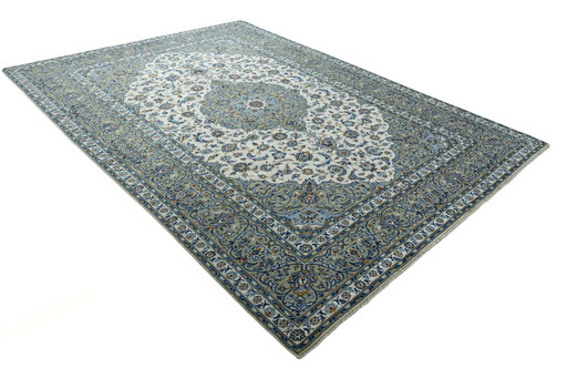 Hand-knotted Keshan oriental rug - 385 X 280 Cm