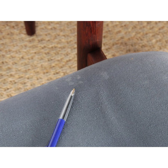 Image 1 of 6 sedie scandinave in palissandro Rio, Poul Hundevad