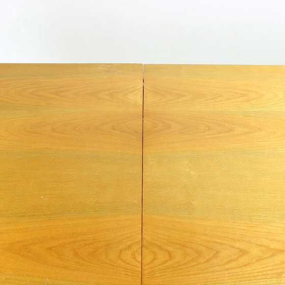 Image 1 of Vintage extendable dining table in ash wood for Mier, Czechoslovakia 1960