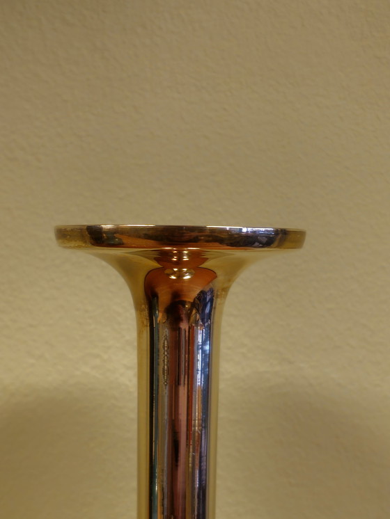 Image 1 of Vintage Brass Candlestick Candle Holder Blaker