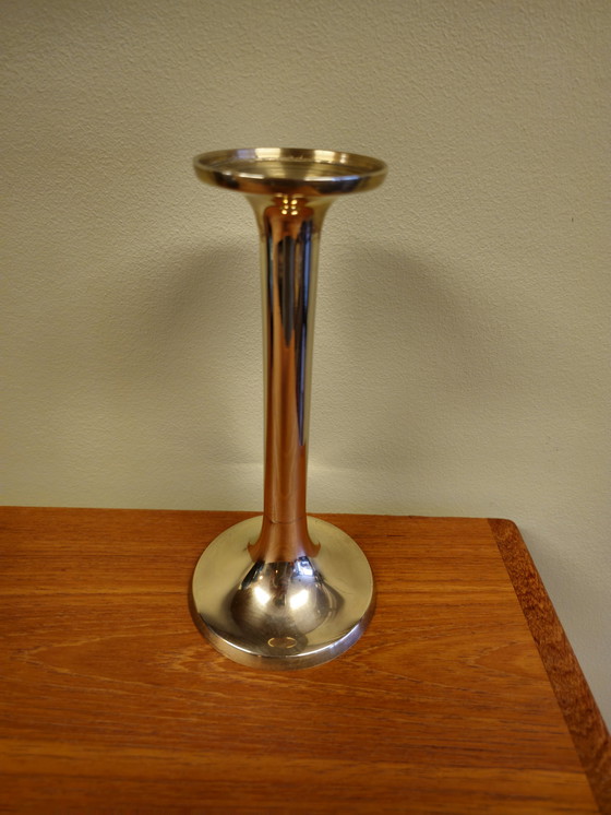 Image 1 of Vintage Brass Candlestick Candle Holder Blaker