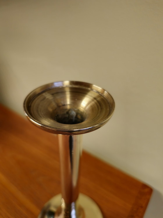 Image 1 of Vintage Brass Candlestick Candle Holder Blaker