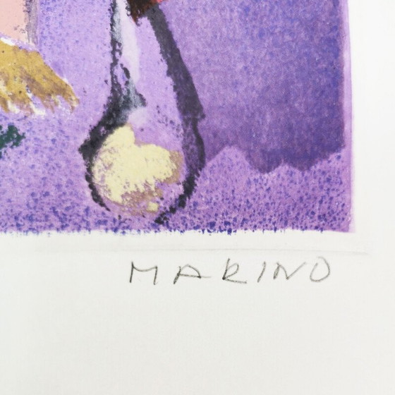 Image 1 of Vintage painting "Marino from Shakespeare" number VIII for Zwr, London 1978