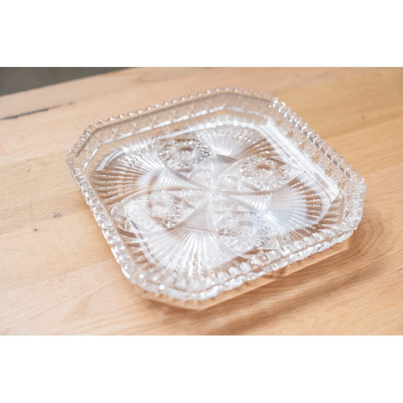 Bohemian Crystal Serving Platter Bohemia Classic Crystal Plate