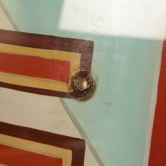 Image 1 of Glaspanelen met socialisten