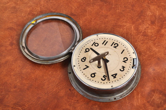 Image 1 of Vintage Ship's Clock Bayard