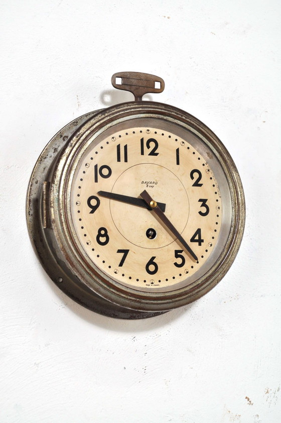 Image 1 of Vintage Ship's Clock Bayard