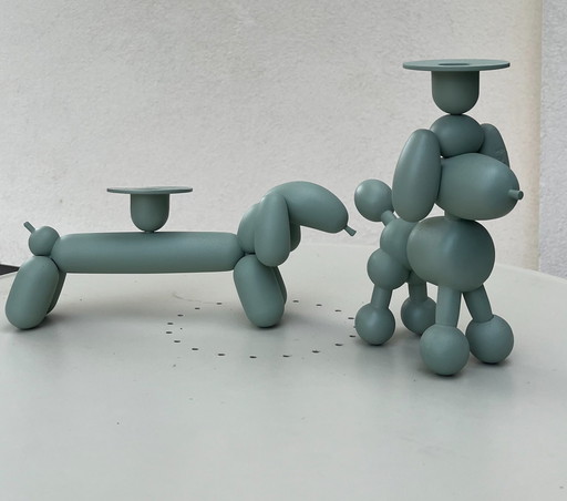 Fatboy Can-dolly & Can-dog candlesticks envy green