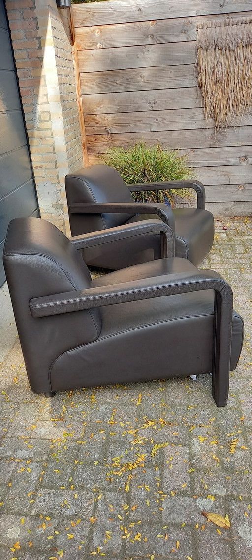 2x Leolux Antipode Hemingway fauteuil