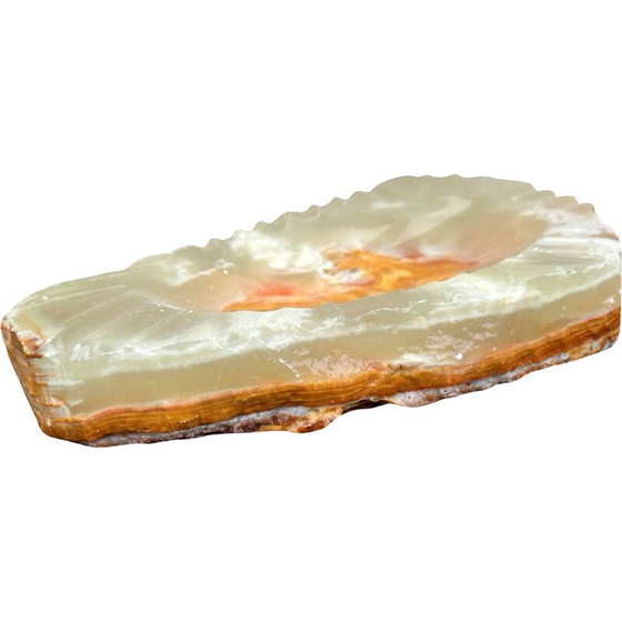 Image 1 of Vintage organic alabaster ashtray, Italy 1970s