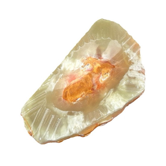 Image 1 of Vintage organic alabaster ashtray, Italy 1970s