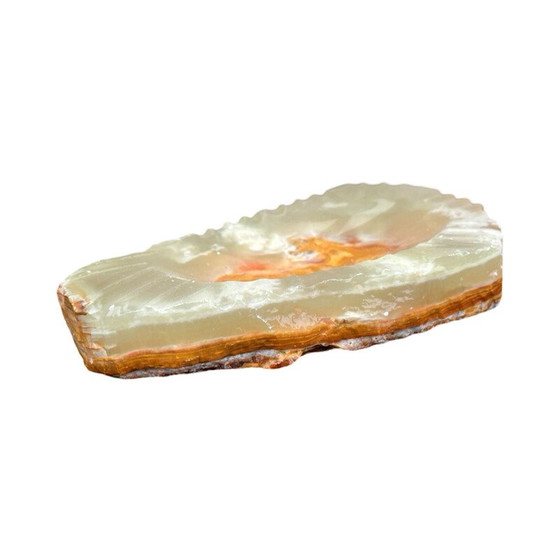 Image 1 of Vintage organic alabaster ashtray, Italy 1970s