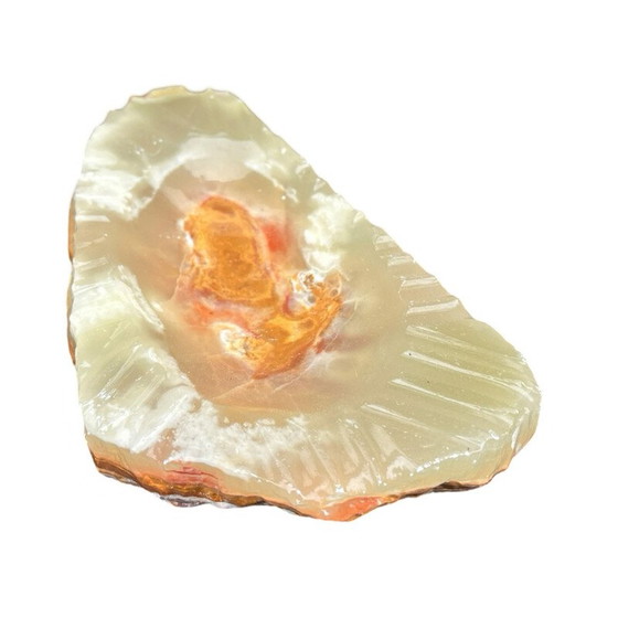 Image 1 of Vintage organic alabaster ashtray, Italy 1970s