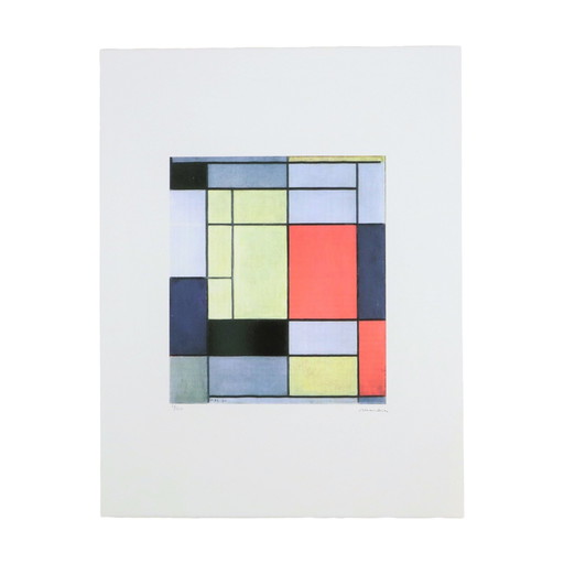 Offset Lithograph After Piet Mondrian