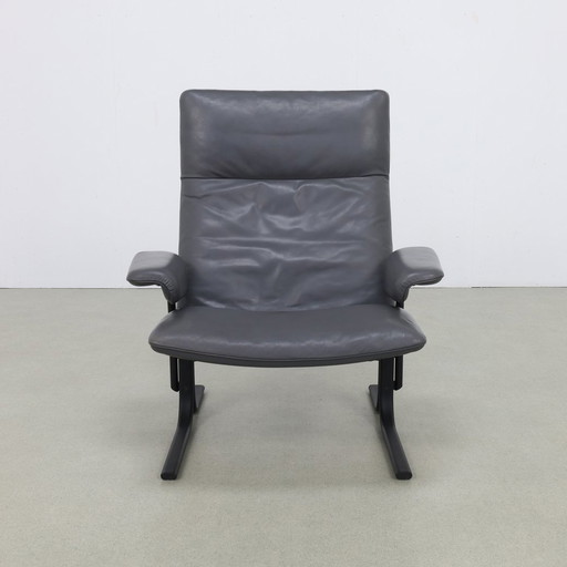 Lounge Chair In Leather Ds 2030 By De Sede, 1980S