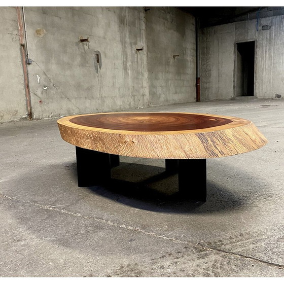 Vintage solid mahogany coffee table 1950s 3 990 Whoppah