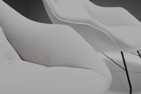 Image 1 of 2x "Concha" Armchairs by Carlo Hauner & Martin Eisler