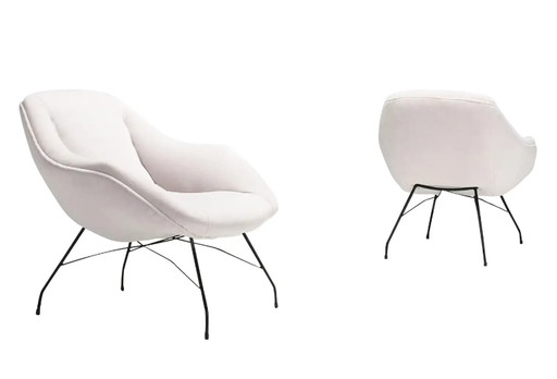 2x "Concha" Armchairs by Carlo Hauner & Martin Eisler