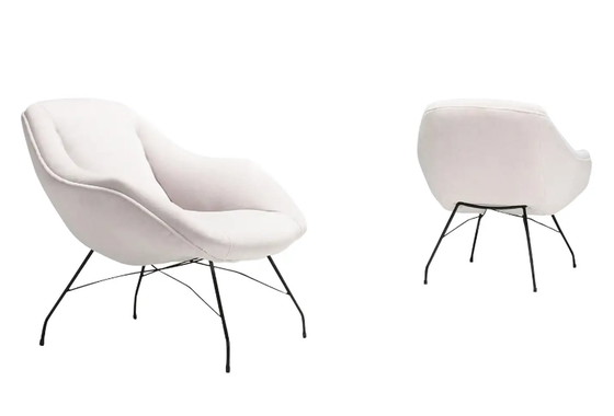 Image 1 of 2x "Concha" Armchairs by Carlo Hauner & Martin Eisler