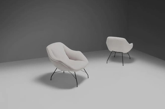 Image 1 of 2x "Concha" Armchairs by Carlo Hauner & Martin Eisler