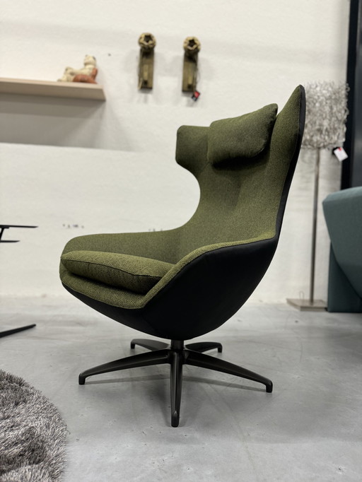 Leolux Caruzzo Recliner Green Black