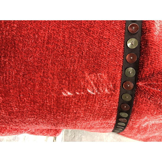 Image 1 of Poltrona vintage in velluto stile Napoleone III, 1940