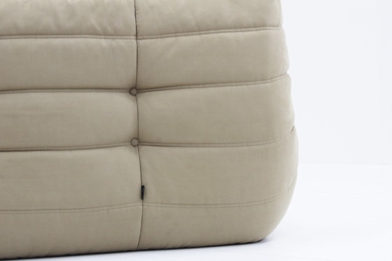 Image 1 of Ligne Roset Togo 2 Seater Sofa Beige Fabric By Michel Ducaroy