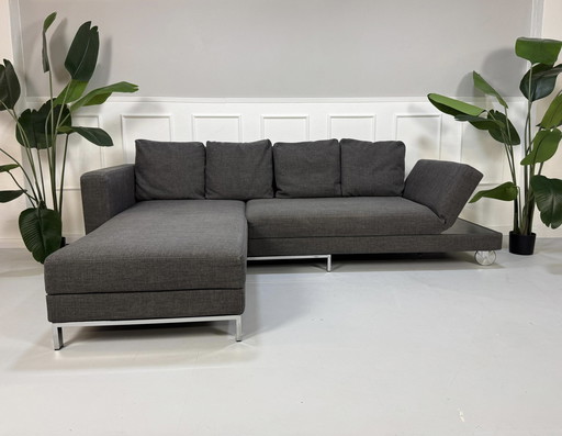 Brühl Fourtwo Designer Sofa Fabric Couch Sofa Bed Four Two Gray