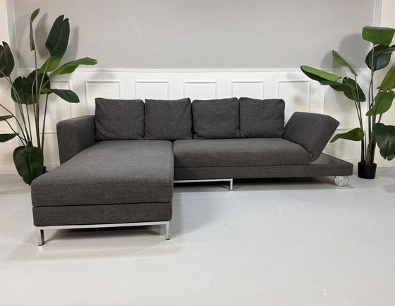 Image 1 of Brühl Fourtwo Designer Sofa Fabric Couch Sofa Bed Four Two Gray