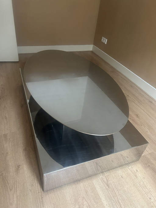 Unique Stainless Steel Mirror Table