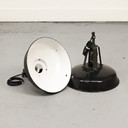 Set Of 2 Industrial Factory Lamps