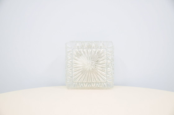 Image 1 of square glass ceiling light RZB