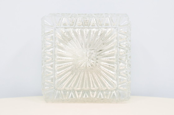 Image 1 of square glass ceiling light RZB